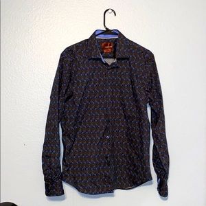 paisley button down